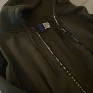 Olive green hoodie